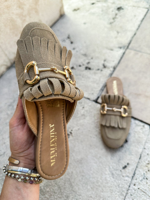 Chicago Gold Hazel Mules