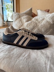 Sporty Blue White Stripe Sneakers