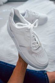 Boston Laces White Sneakers