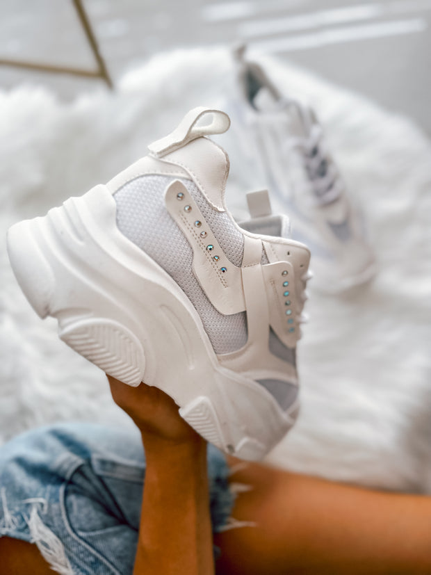Chunky Basics White Sneakers