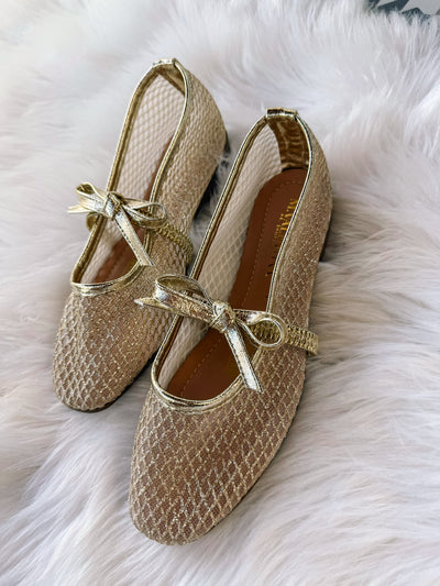 Roby Flats Lace Doradas
