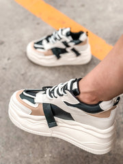 Manhattan Sneakers Black & Nude