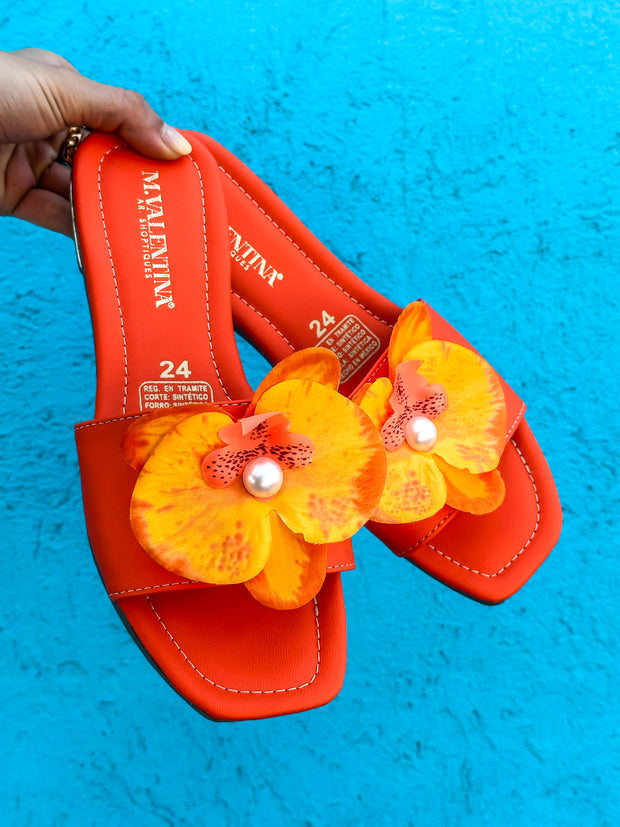 Hawaii Orange Sandals