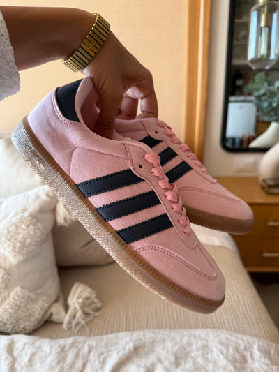 Sporty Cotton Stripes Blue Sneakers