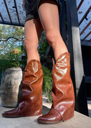 Arizona Brown studs Boots