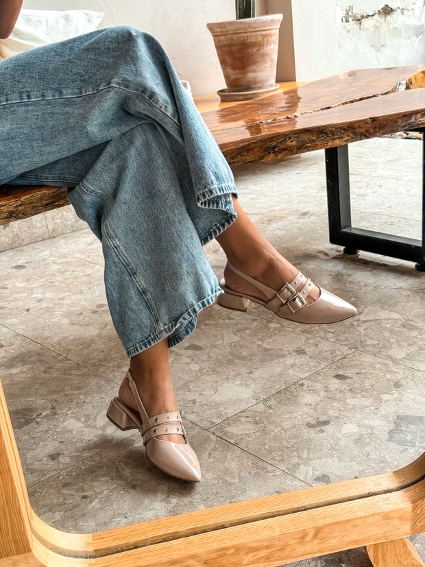 Mia Heels Rocket Pulsera Tacón mini Nude