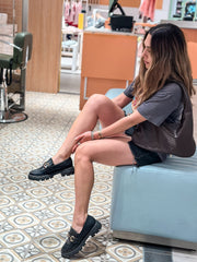 St Tome Mocasines Black