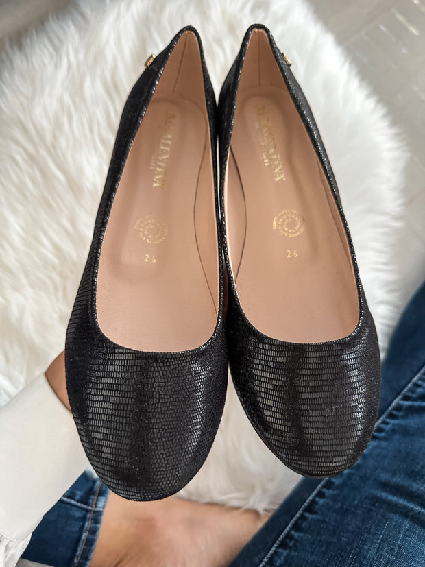 Office Bold Black Flats