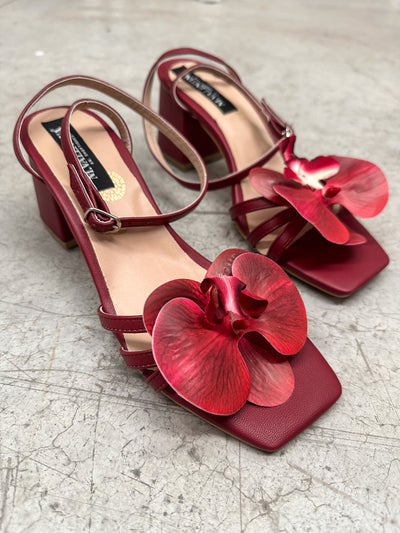 Camila Heels Orquídea Vino