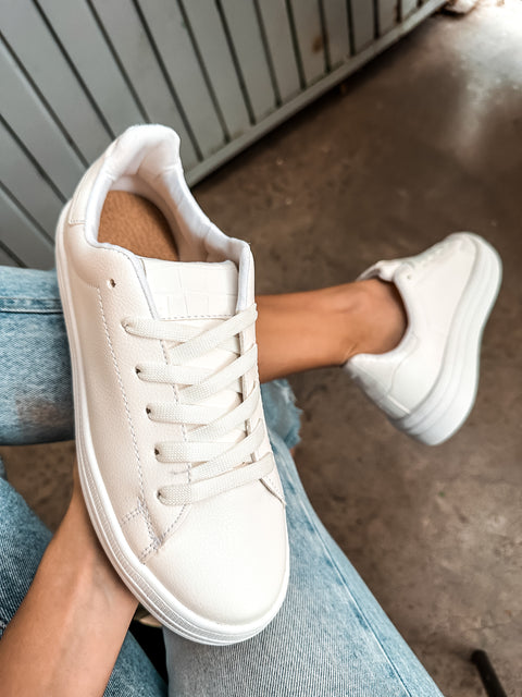 Basic All White Sneakers