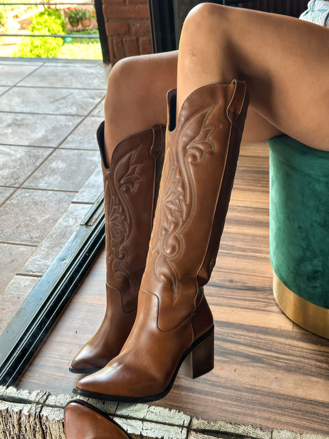 Dutton Camel Boots