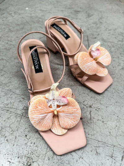 Camila Heels Orquídea Coral