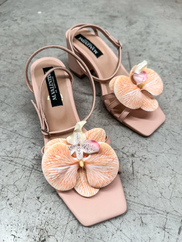 Camila Heels Orquídea Coral