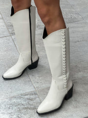 Curl Latte Boots