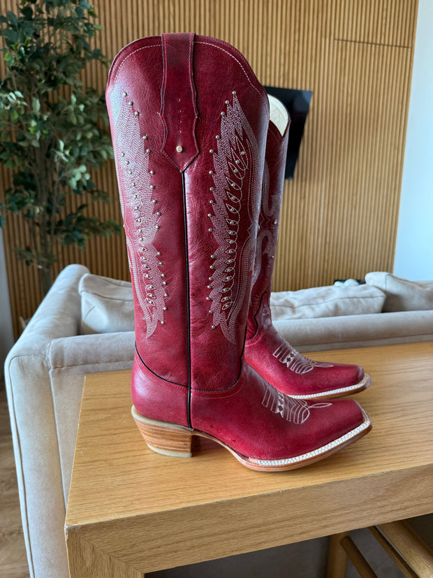 Texas Eagle Boots de Piel Roja