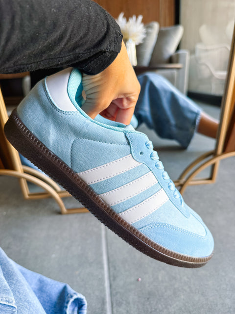 Sporty Blue Sky Sneakers