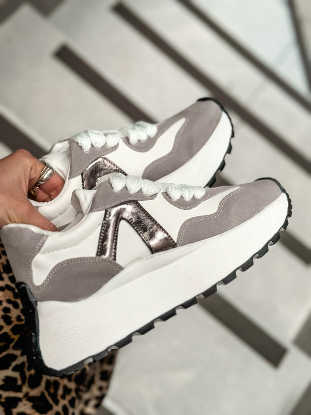Valkiria Inox & Grey Sneakers