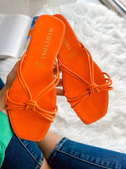 Ambar Colors Orange Sandals