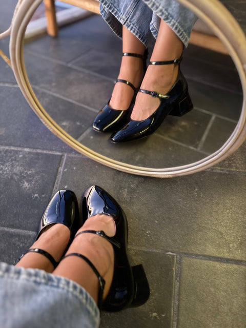 Helena Black Tacón Mini