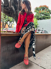 Roby Flats Gold Red con Pulsera