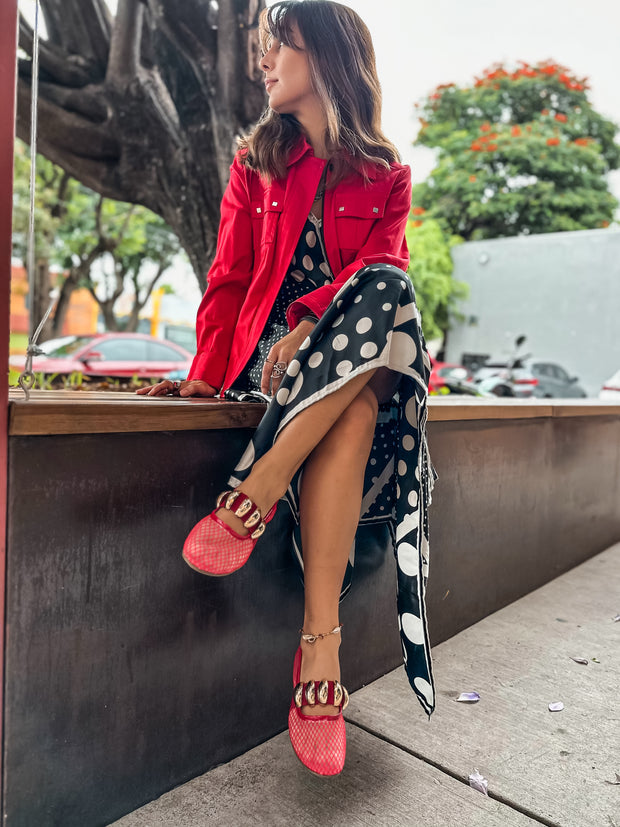 Roby Flats Gold Red con Pulsera