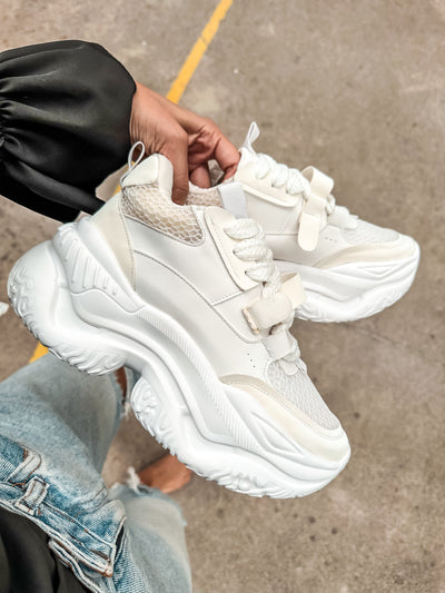 Chunky Thompson White Sneakers
