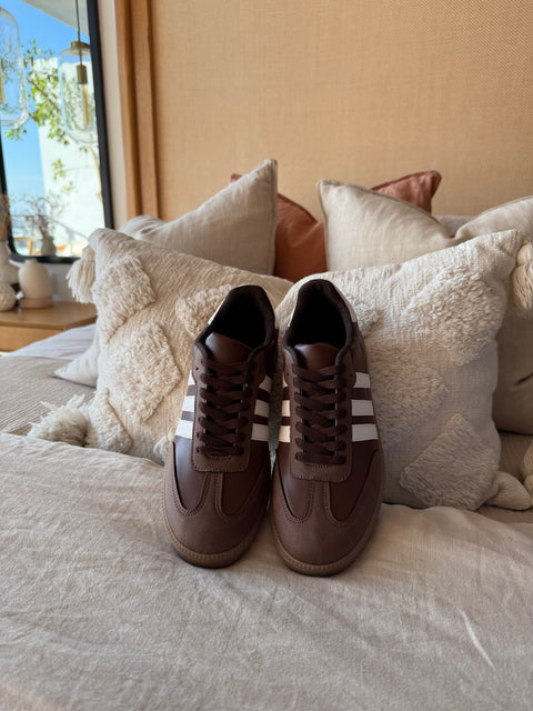 Sporty Brown Sneakers