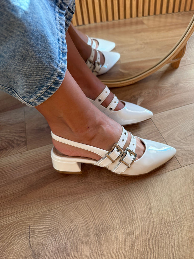 Mia Heels Rocket Pulsera Tacón mini Ivory