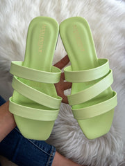 Malibu Soft Colors Lime Sandals