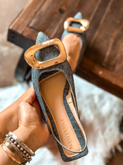 Lisboa Jean Slingback Flats