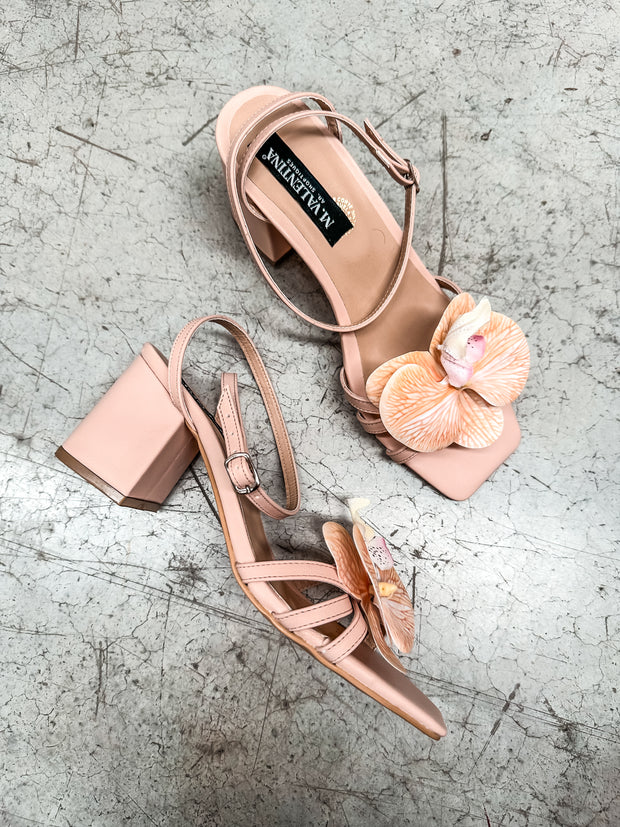 Camila Heels Orquídea Coral