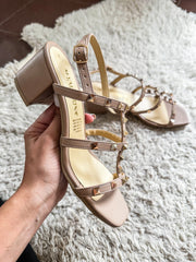 Casa Blanca Nude Low Heels