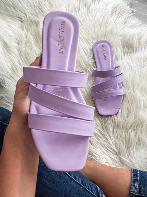 Malibu Soft Colors Purple Sandals