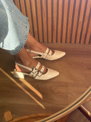 Mia Heels Rocket Pulsera Tacón mini Ivory