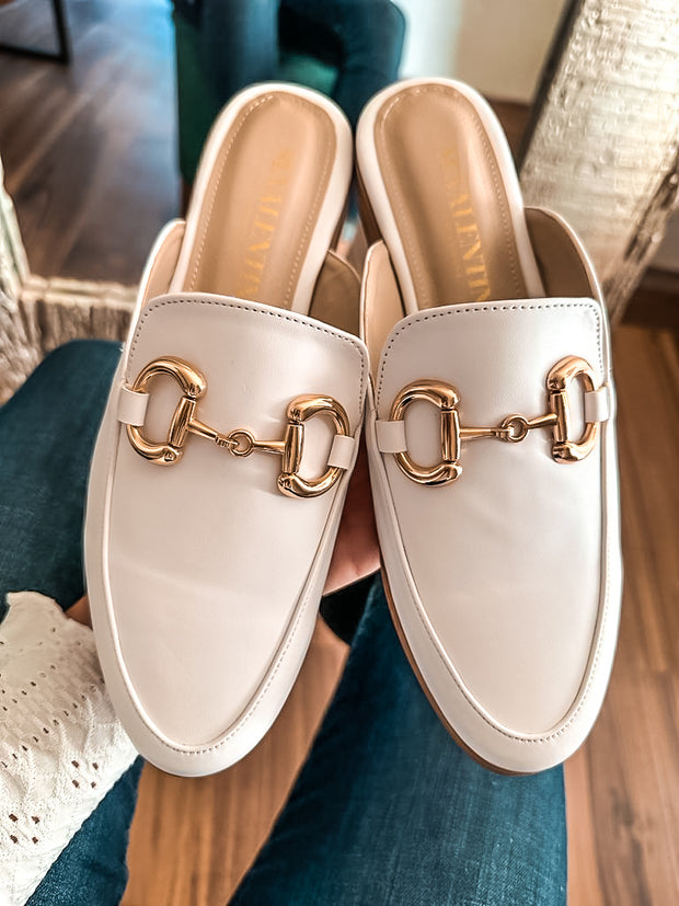 St Tome White Mules