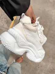 Chunky Thompson White Sneakers