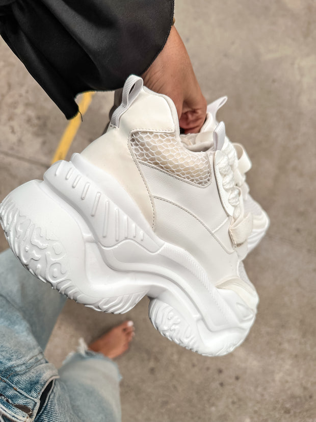 Chunky Thompson White Sneakers