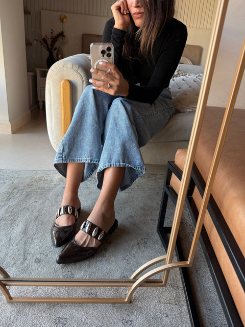 Dakota Café Charol Mules