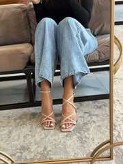 Miami Nude Charol Heels Doble estilo