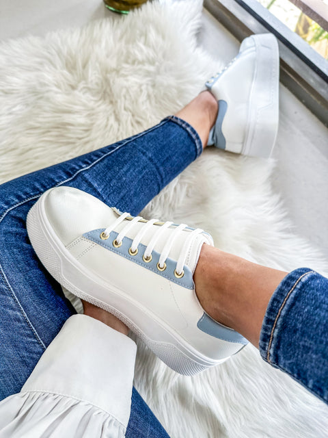 Reno Soft Colors Blue Sneakers