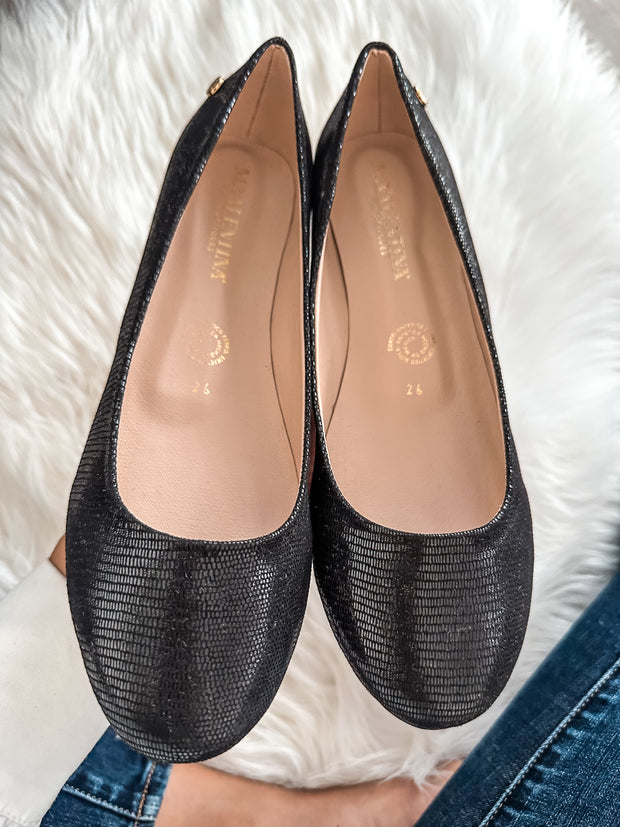 Office Bold Black Flats