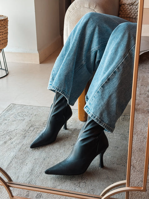 Allie Licra Black Boots