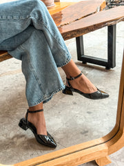 Mia Heels Puntal Tacón mini Negro