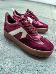 Bianchi Burgundy Sneakers
