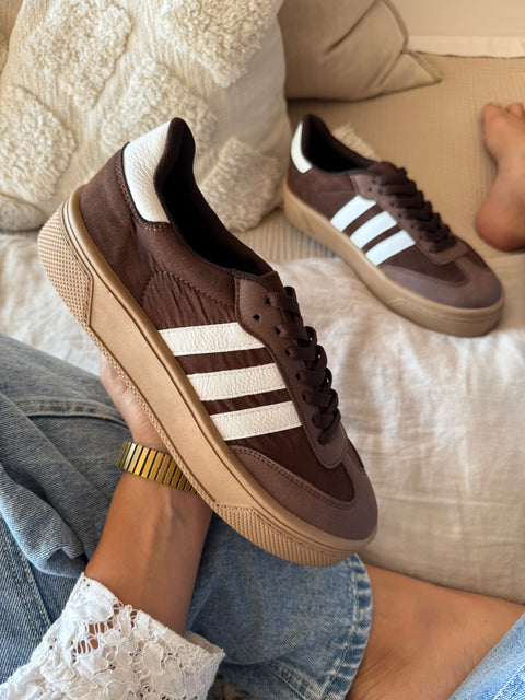 Milan Brown Sneakers