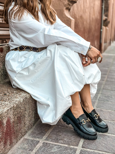 St Tome Mocasines Black