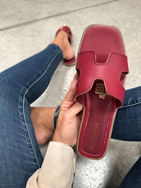 Hera Crown Merlot Sandals
