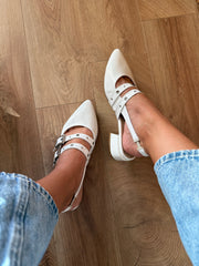 Mia Heels Rocket Pulsera Tacón mini Ivory