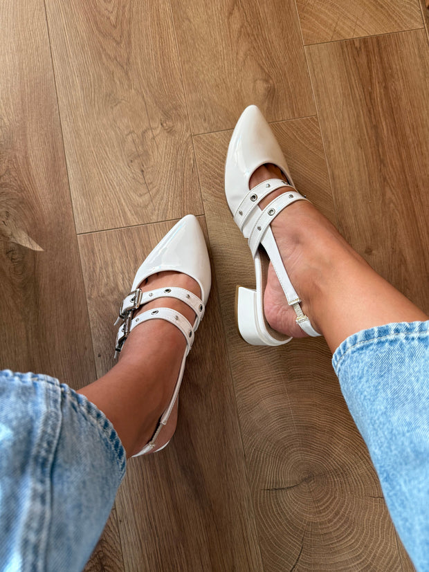 Mia Heels Rocket Pulsera Tacón mini Ivory