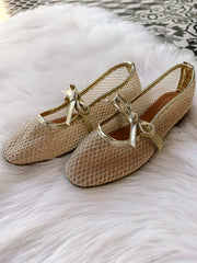 Roby Flats Lace Doradas